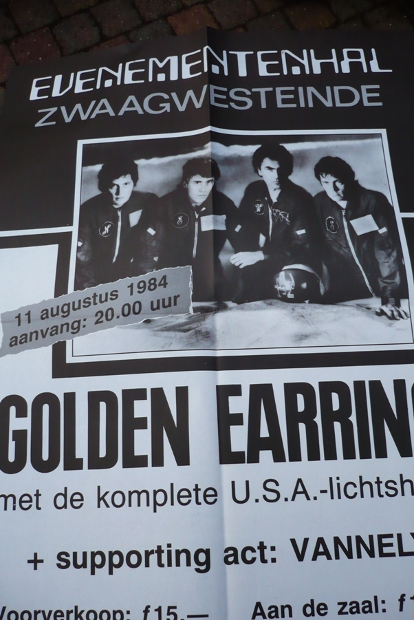 Golden Earring show poster scan August 11 2020 Zwaagwesteinde - Evenementenhal